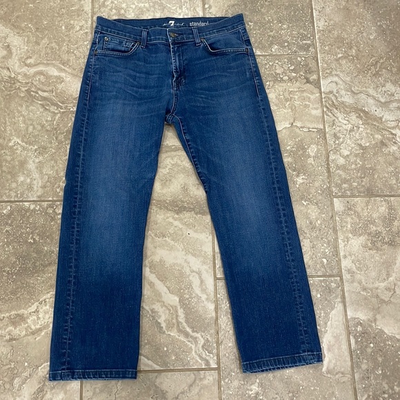 7 for All Mankind Men’s Standard Straight Leg Jeans Sz. 32 - Picture 2 of 14